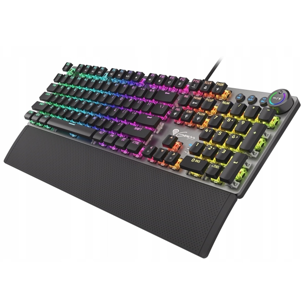 კლავიატურა Genesis THOR 400 RGB, Gaming Mechanical Keyboard, Kailh Red Switch, USB, Black