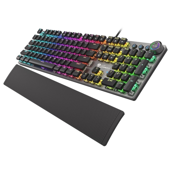 კლავიატურა Genesis THOR 400 RGB, Gaming Mechanical Keyboard, Kailh Red Switch, USB, Black