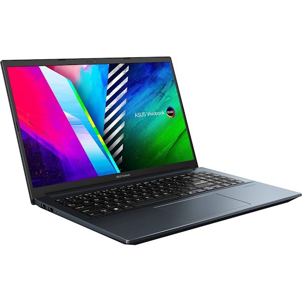  ნოუთბუქი Asus Vivobook Pro K3500 15.6"' OLED I5-11300H, 16GB, 512GB SSD, RTX 3050 4GB, Quiet Blue