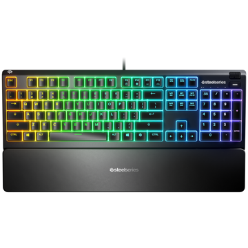 კლავიატურა SteelSeries Apex 3 64795_SS Gaming, Water Resistant, 10-zone RGB, Black