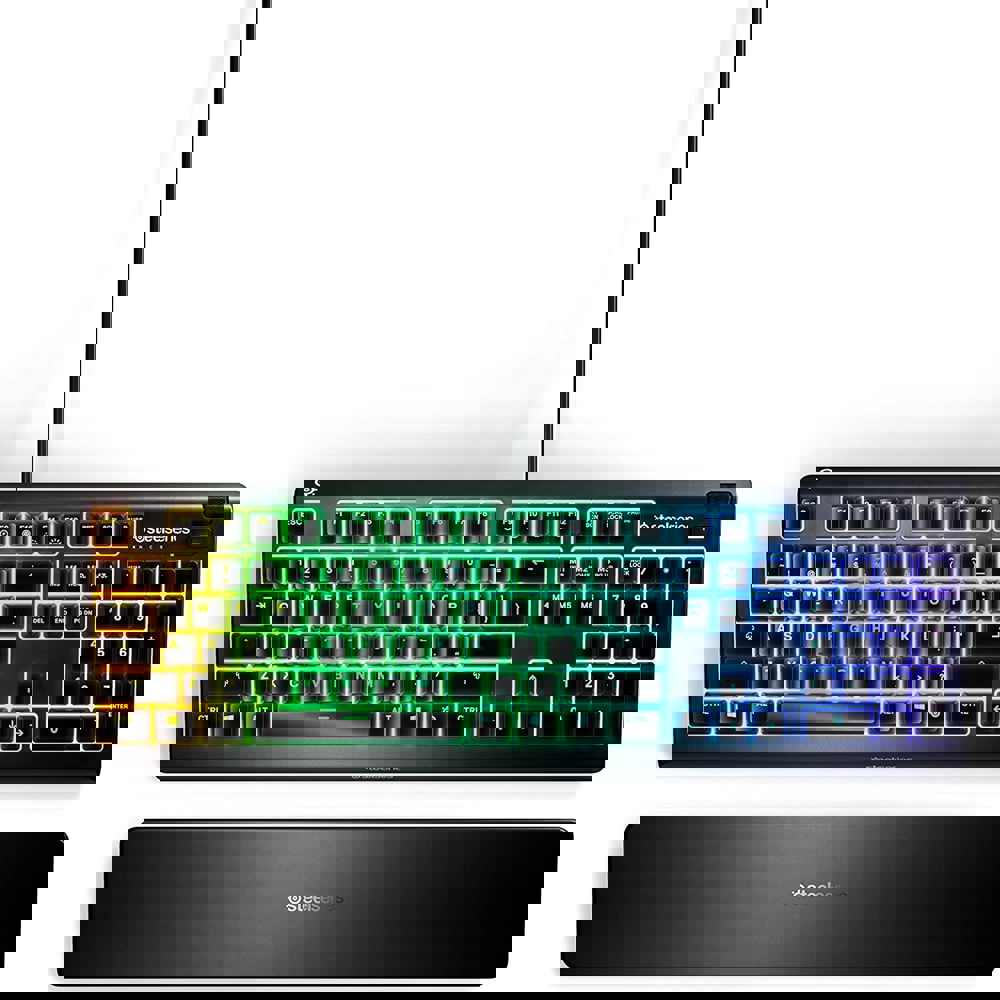 კლავიატურა SteelSeries Apex 3 64795_SS Gaming, Water Resistant, 10-zone RGB, Black