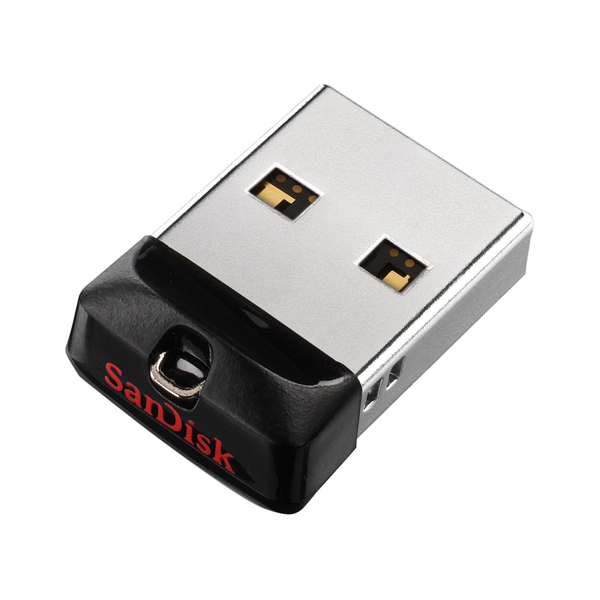 USB ფლეშ მეხსიერება Sandisk SDCZ33-032G-G35 Cruzer Fit 32GB USB 2.0 Black