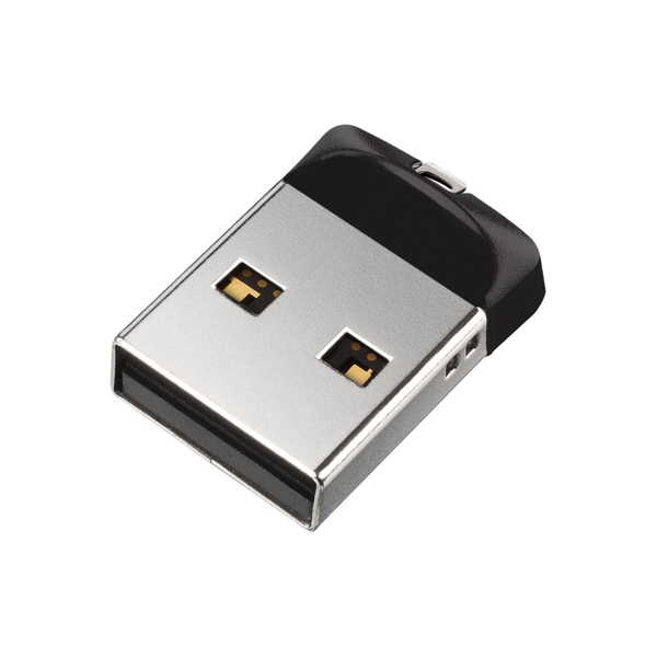 USB ფლეშ მეხსიერება Sandisk SDCZ33-032G-G35 Cruzer Fit 32GB USB 2.0 Black