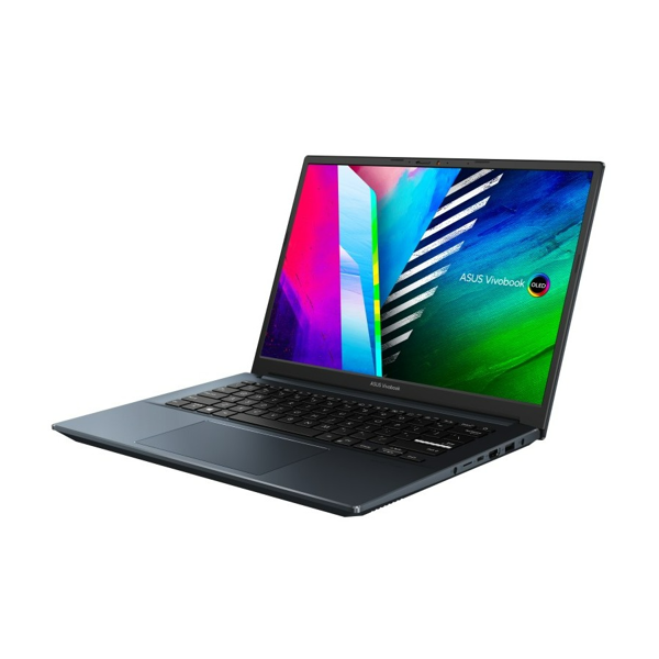 ნოუთბუქი  Asus M3401QA-KM015T VIivoBook Pro M3401 14"' Ryzen 7-5800H, 16GB, 512GB SSD, Integrated, Quiet Blue