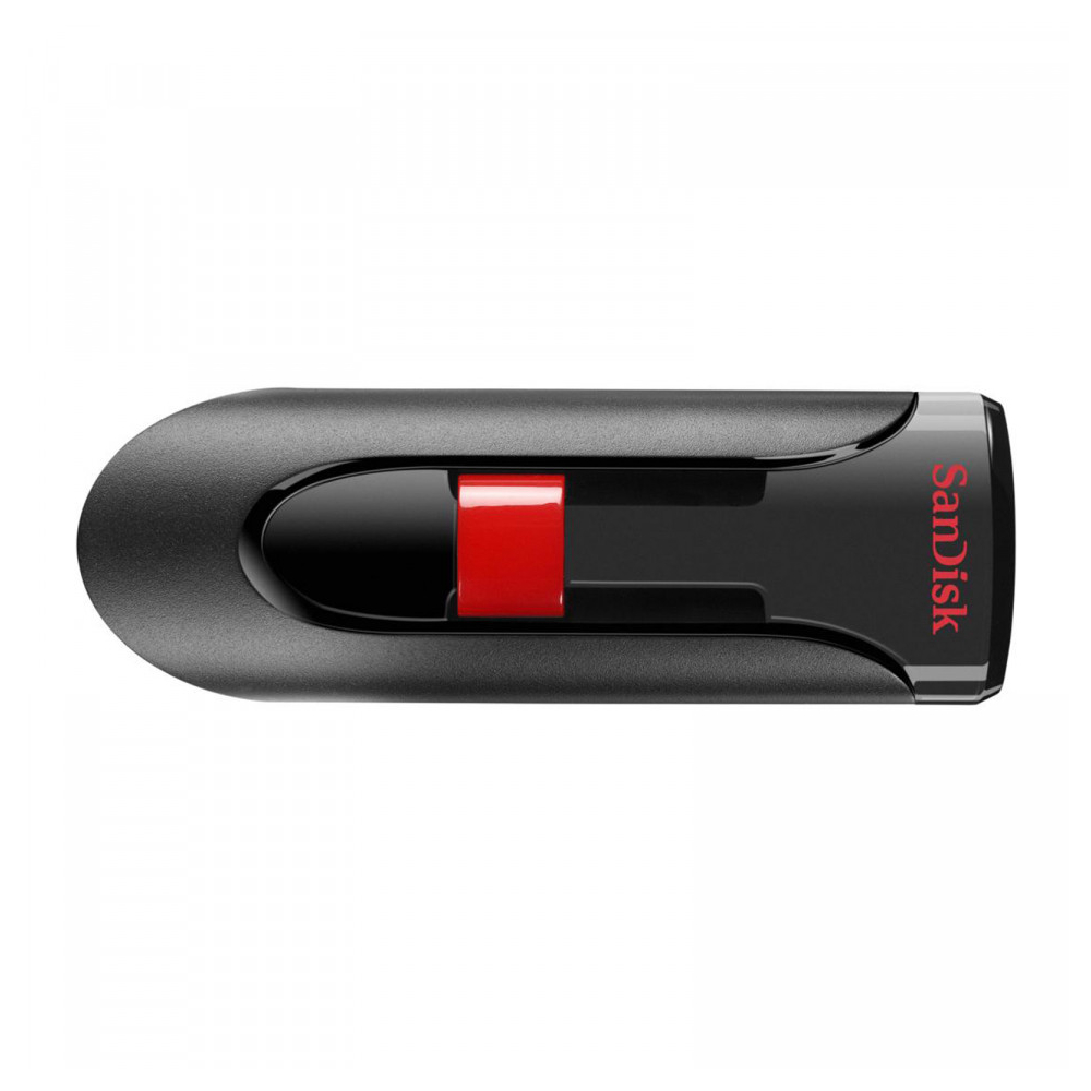 USB ფლეშ მეხსიერება Sandisk SDCZ600-064G-G35, 64GB, USB 3.0, Type-A, Black/Red