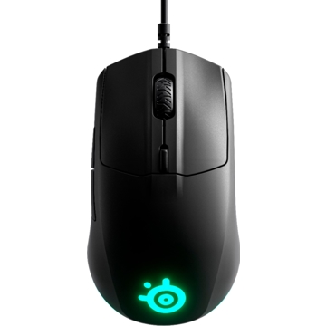 მაუსი SteelSeries Rival 3 Wired Optical Gaming Mouse, RGB, Black