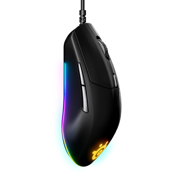 მაუსი SteelSeries Rival 3 Wired Optical Gaming Mouse, RGB, Black