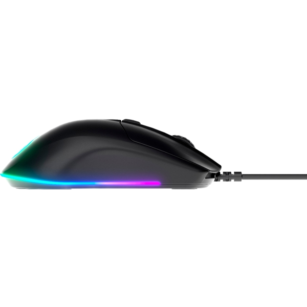 მაუსი SteelSeries Rival 3 Wired Optical Gaming Mouse, RGB, Black