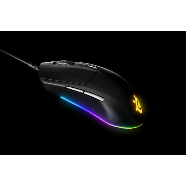 მაუსი SteelSeries Rival 3 Wired Optical Gaming Mouse, RGB, Black