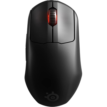 SteelSeries 62593_SS Prime Wireless Optical Gaming Mouse, RGB, USB, Black