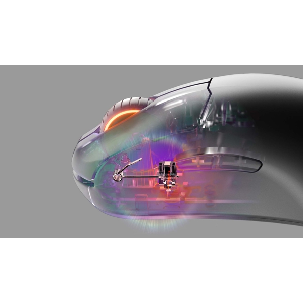 მაუსი SteelSeries 62593_SS Prime Wireless Optical Gaming Mouse, RGB, USB, Black