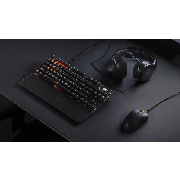 მაუსი SteelSeries Prime Wired Optical Gaming Mouse, RGB, USB, Black