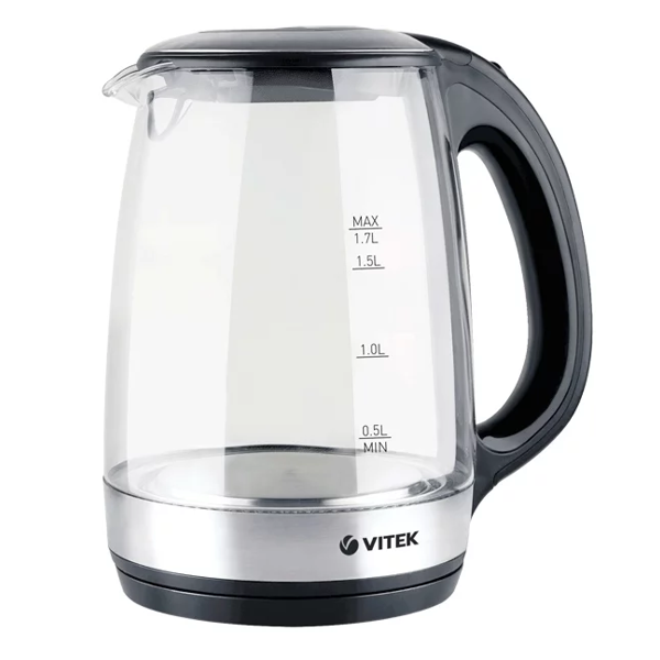 ელექტრო ჩაიდანი Vitek VT-7029 1.7L, 2000W, Silver