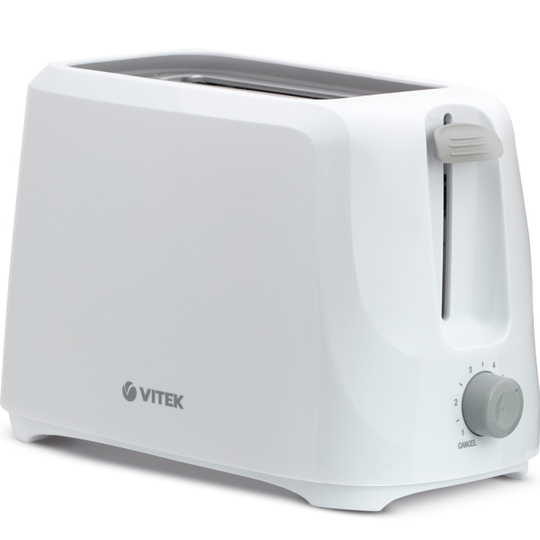 ტოსტერი Vitek VT-9001, 700W, Toaster, White