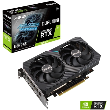 ვიდეო დაფა Asus Dual RTX 3060 TI V2 HDMIx1, DPx3, 8GB, GDDR6 