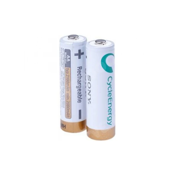 ელემენტი Sony NHAAB2K Rechargeable AA Battery, 2100 mAh,1.2V, 2 PCS