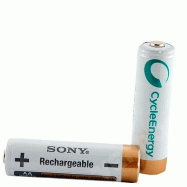 ელემენტი Sony NHAAB2K Rechargeable AA Battery, 2100 mAh,1.2V, 2 PCS