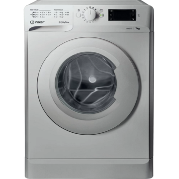 სარეცხი მანქანა Indesit OMTWE 71252 S EU, 7Kg, 1200Rpm, A+++, 56Db, Silver