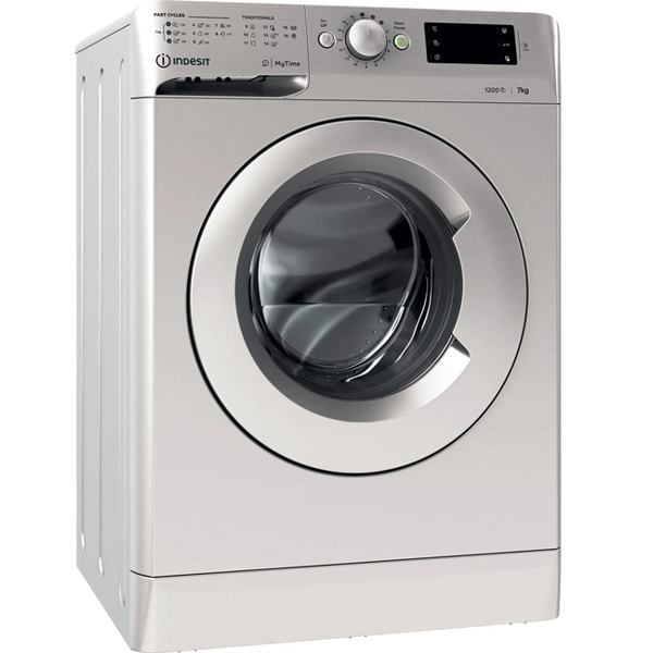 სარეცხი მანქანა Indesit OMTWE 71252 S EU, 7Kg, 1200Rpm, A+++, 56Db, Silver