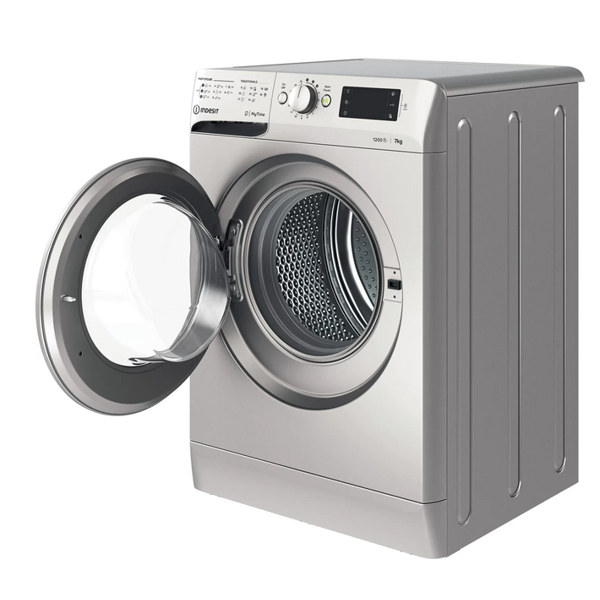 სარეცხი მანქანა Indesit OMTWE 71252 S EU, 7Kg, 1200Rpm, A+++, 56Db, Silver