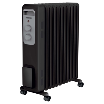 Sencor SOH 3311BK, 2300W, Oil Radiator, Black