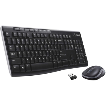 კლავიატურა + მაუსი Logitech MK270 Wireless Keyboard Black