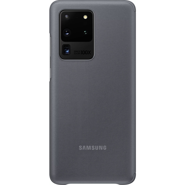 მობილურის ქეისი Samsung EF-ZG988CJEGRU Smart Clear View Cover S20 Ultra Gray