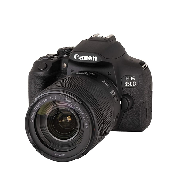 ფოტოაპარატი Canon EOS 850D, 18-135mm, 24,1mp, Bluetooth, Wi-fi, Black