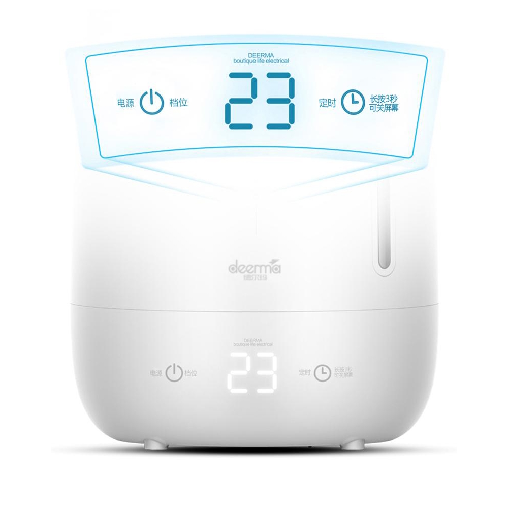 ჰაერის დამატენიანებელი Xiaomi  Deerma DEM-F600 Humidifier 40m² 36, dBa, White