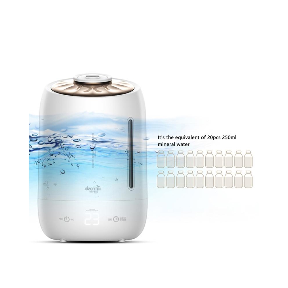 ჰაერის დამატენიანებელი Xiaomi  Deerma DEM-F600 Humidifier 40m² 36, dBa, White