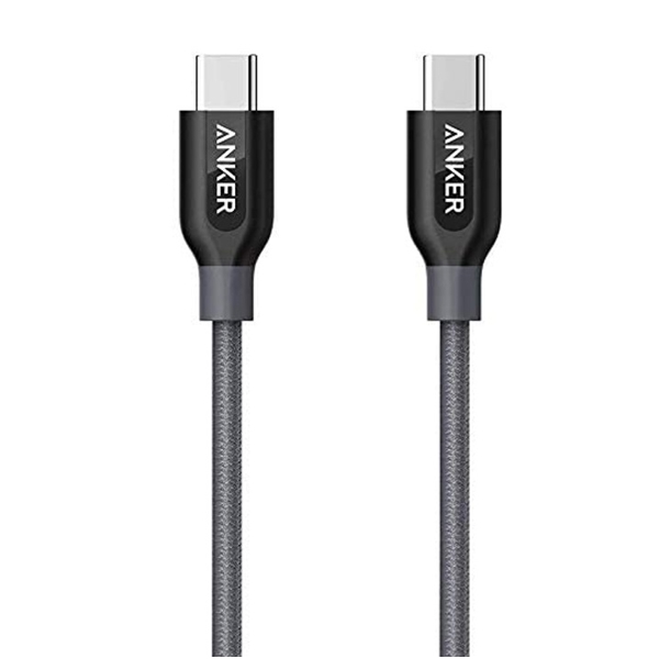 USB კაბელი Anker A8187HA1 Powerline+ USB-C to USB-C Gray