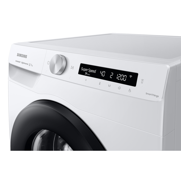 სარეცხი მანქანა Samsung WW70A6S28AW, 7KG, 1200Rpm, A, 57Dba, ECO Bubble, White