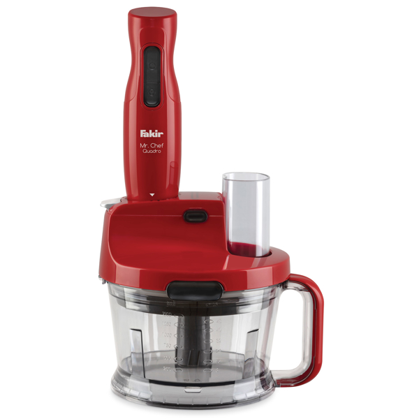 ხელის ბლენდერი Fakir Mr. Chef Quadro Blender Set, 1000W, Red