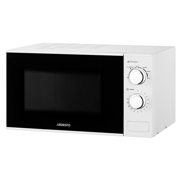 მიკროტალღური ღუმელი Ardesto GO-M923W, 900W,  23L, Microwave Oven, White