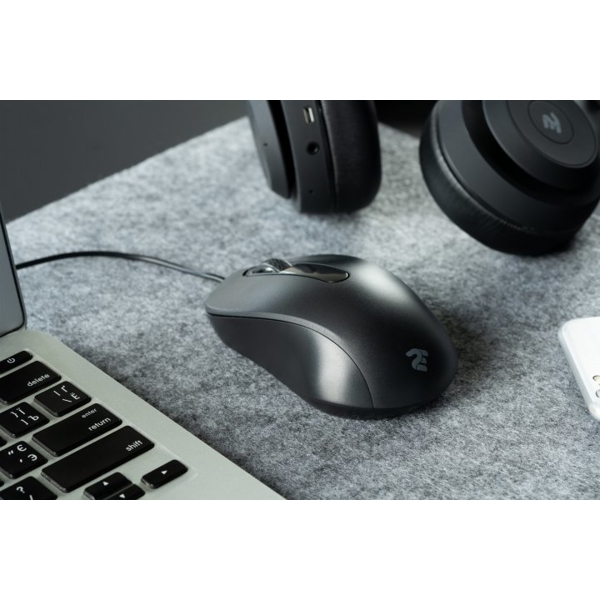 მაუსი 2E MF160UB, Wired Mouse, Black