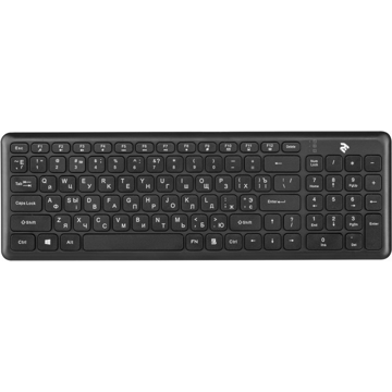 კლავიატურა 2E KS230WB, USB, Wireless Keyboard, Black