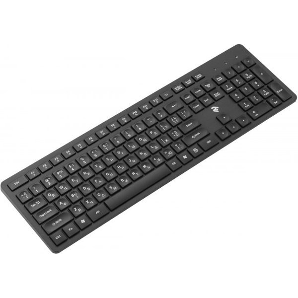 კლავიატურა + მაუსი 2E MK420WB Wireless Keyboard and Mouse, Black