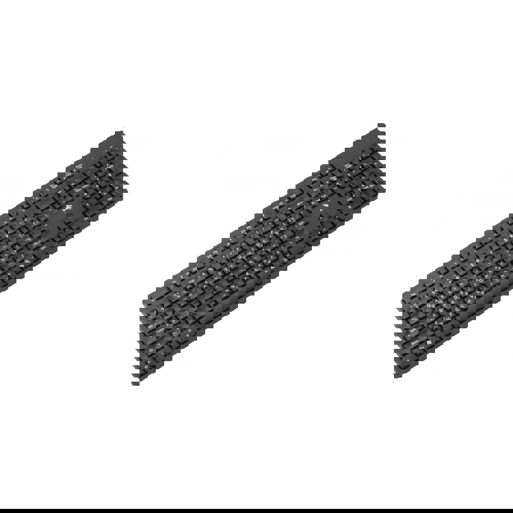 კლავიატურა+მაუსი 2E MK420WB Wireless Keyboard and Mouse, Black