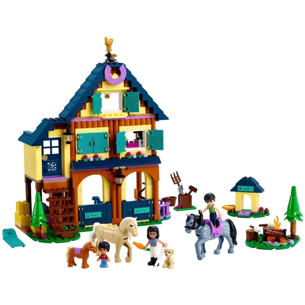 სათამაშო საცხენოსნო ცენტრი LEGO Forest Horseback Riding Center 511 pcs