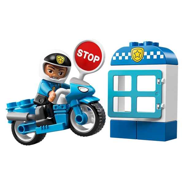 სათამაშო მოტოციკლი LEGO Duplo Police Toy Bike 8pcs