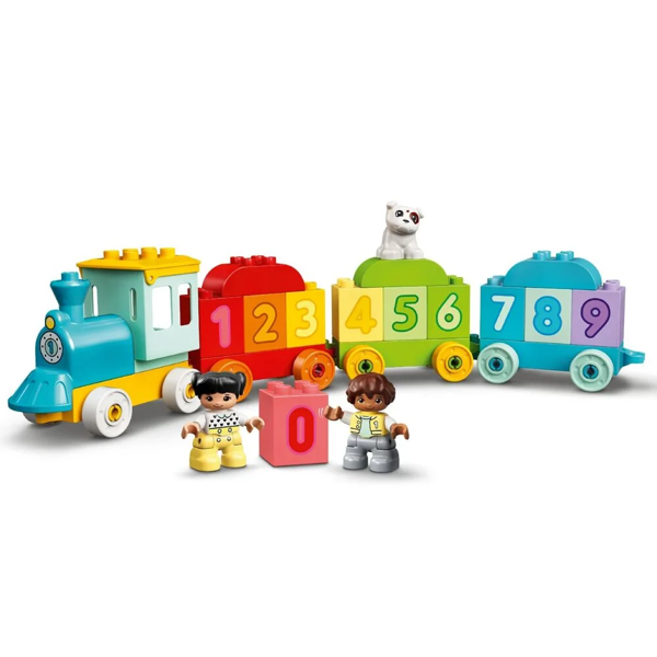 სათამაშო მატარებელი LEGO Number Train Learn To Count 23pcs