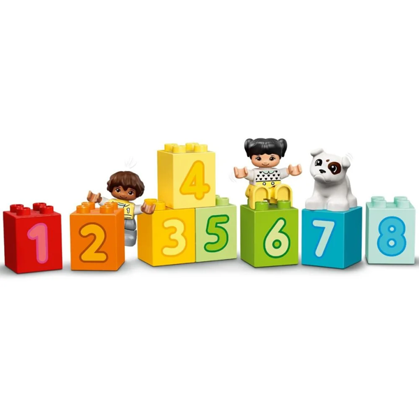 სათამაშო მატარებელი LEGO Number Train Learn To Count 23pcs