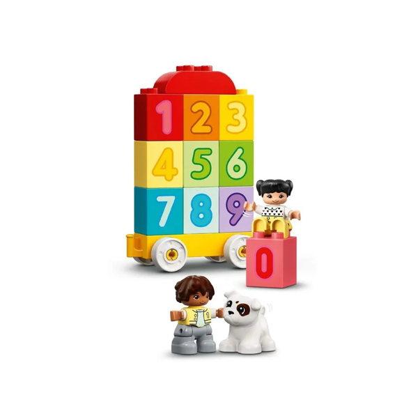 სათამაშო მატარებელი LEGO Number Train Learn To Count 23pcs