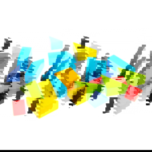 ასაწყობი ხის ფაზლი Goki 57572-4, World Rectangular Shape, 20part
