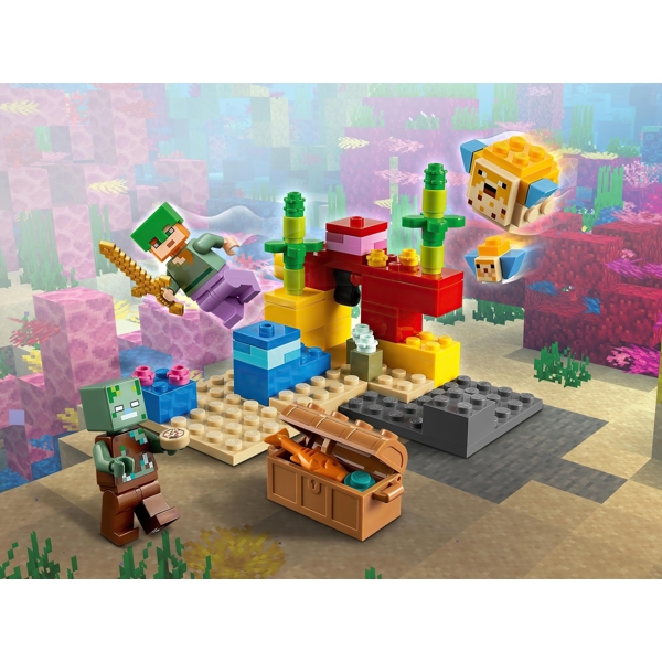 Lego 21164, Minecraft Coral Reef 