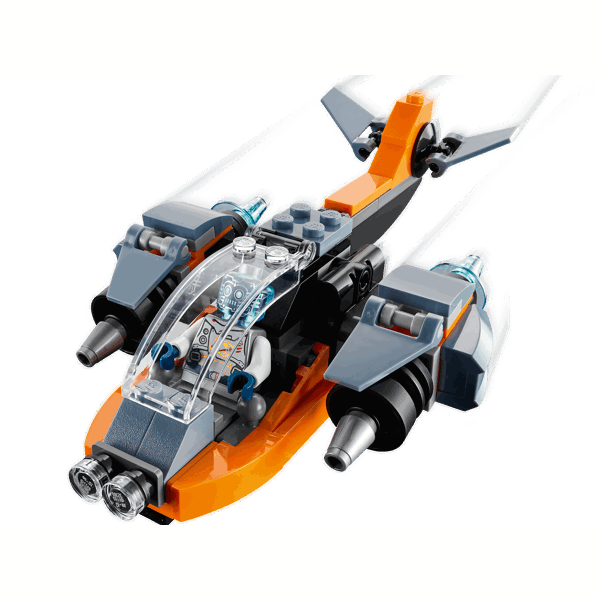 ასაწყობი თვითმფრინავი Lego 31111, Creator Cyber Drone