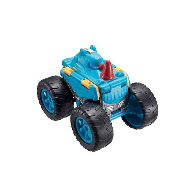 მანქანა ტრანსფორმერი Flip Cars EU463875A-03 2-in-1 Flip Vehicle Monster Rhinoceros Truck