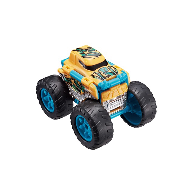 მანქანა ტრანსფორმერი Flip Cars EU463875A-03 2-in-1 Flip Vehicle Monster Rhinoceros Truck