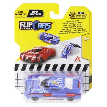 მანქანა ტრანსფორმერი Flip Cars EU463875B-03 2-in-1 Flip Vehicle Sports Super Car