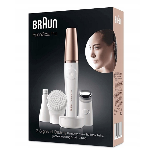 ეპილატორი Braun FE-911, FaceSpa Pro, Wet/Dry, White/Bronze